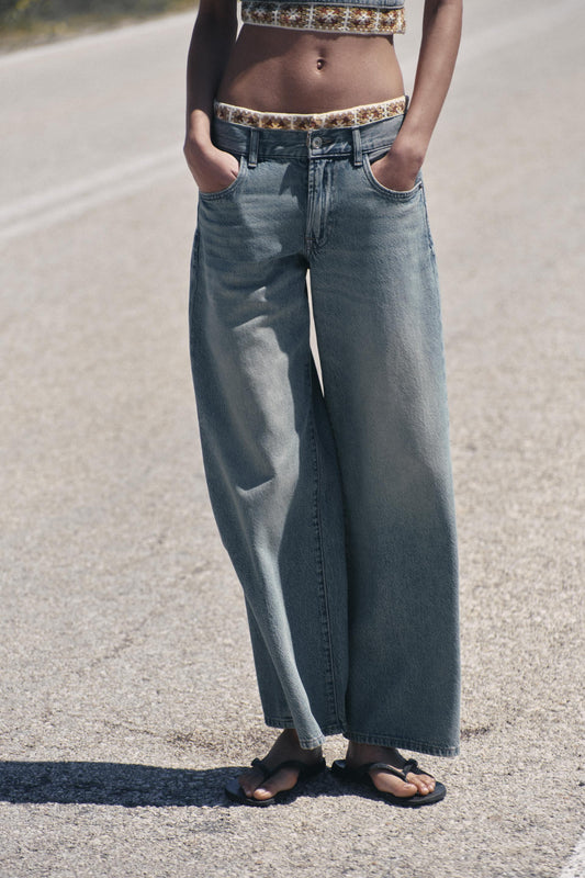 Jean Z1975 Loose Fit Taille Moyenne Crochet